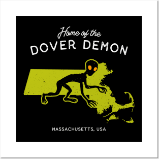 Home of the Dover Demon - Massachusetts USA Cryptid Posters and Art